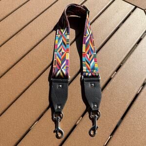 Lam Gallery Ladies Adjustable Colorful Geometric Bag Strap